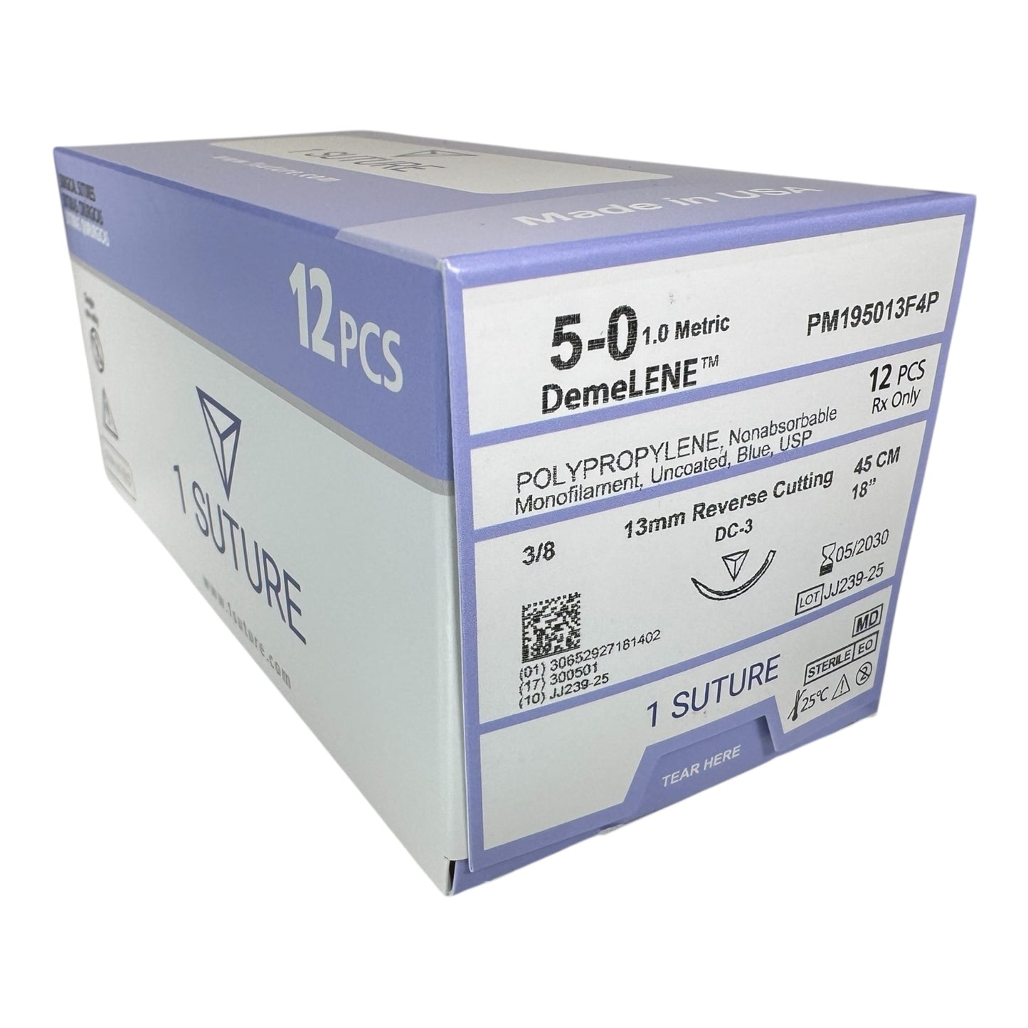 Polypropylene (Prolene), Box of 12 Sutures