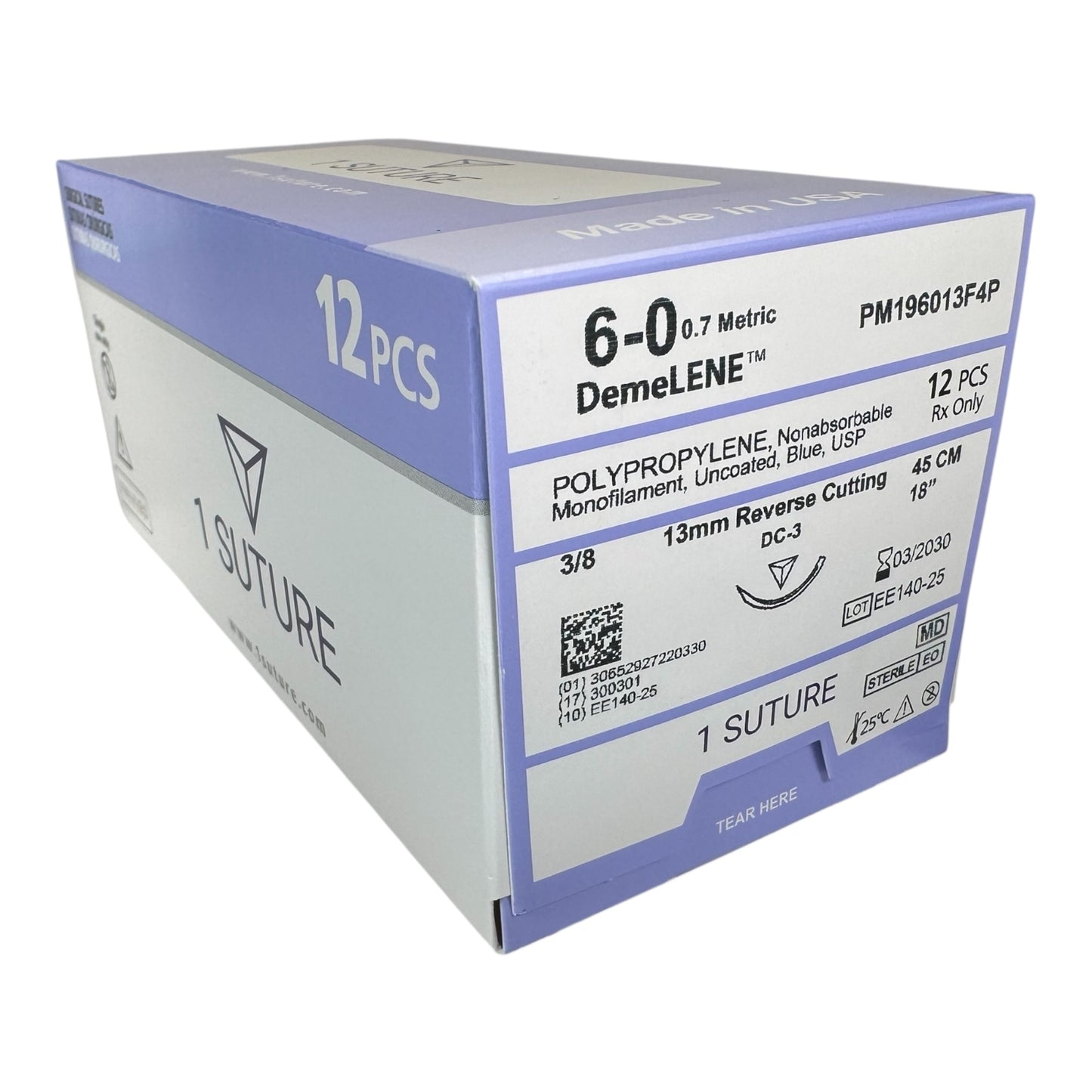 Polypropylene (Prolene), Box of 12 Sutures