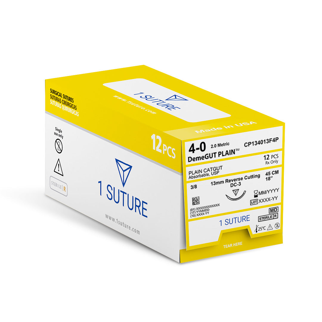 Plain Gut, Box of 12 Sutures