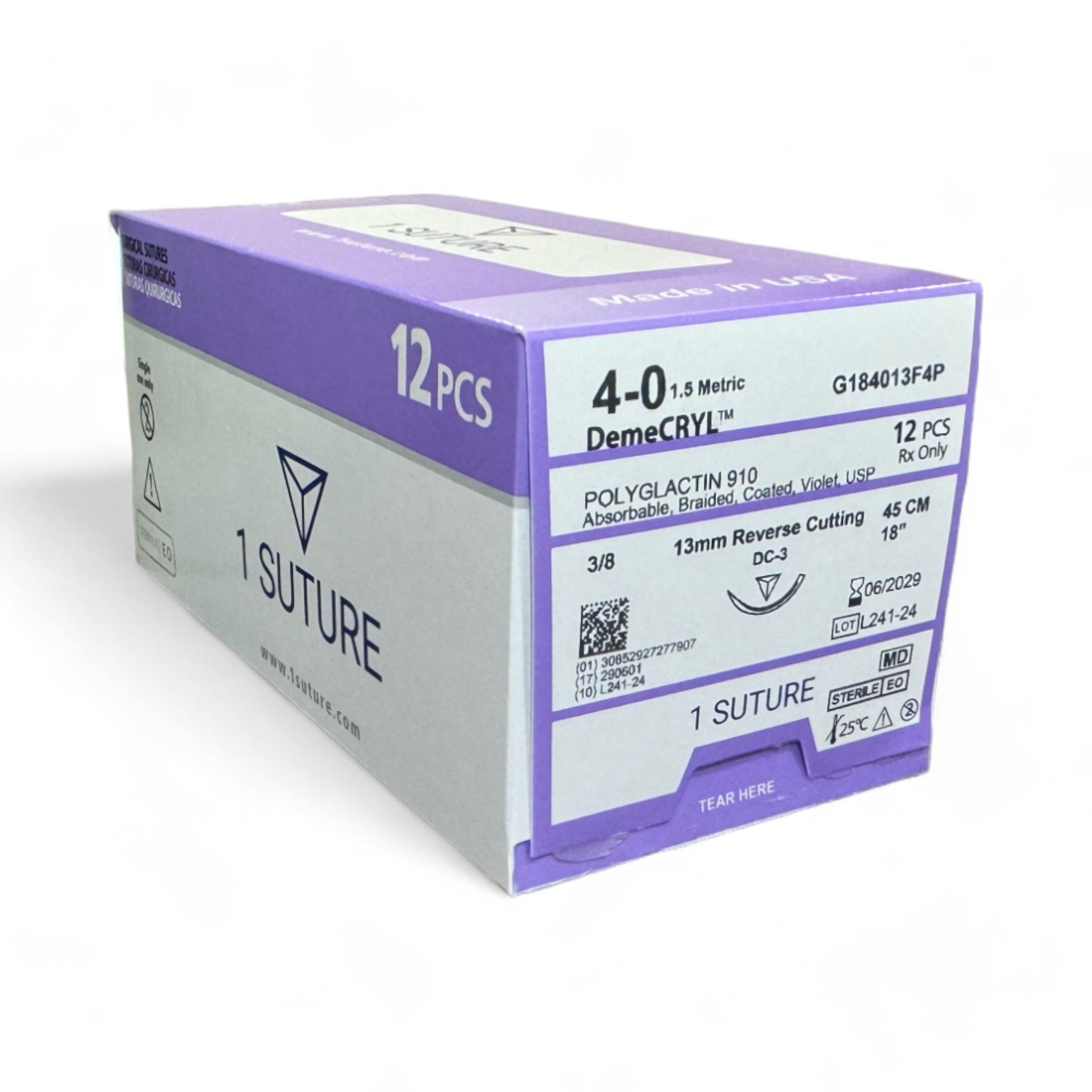 Polyglact 1 Suture - The Best Dermatology Sutures